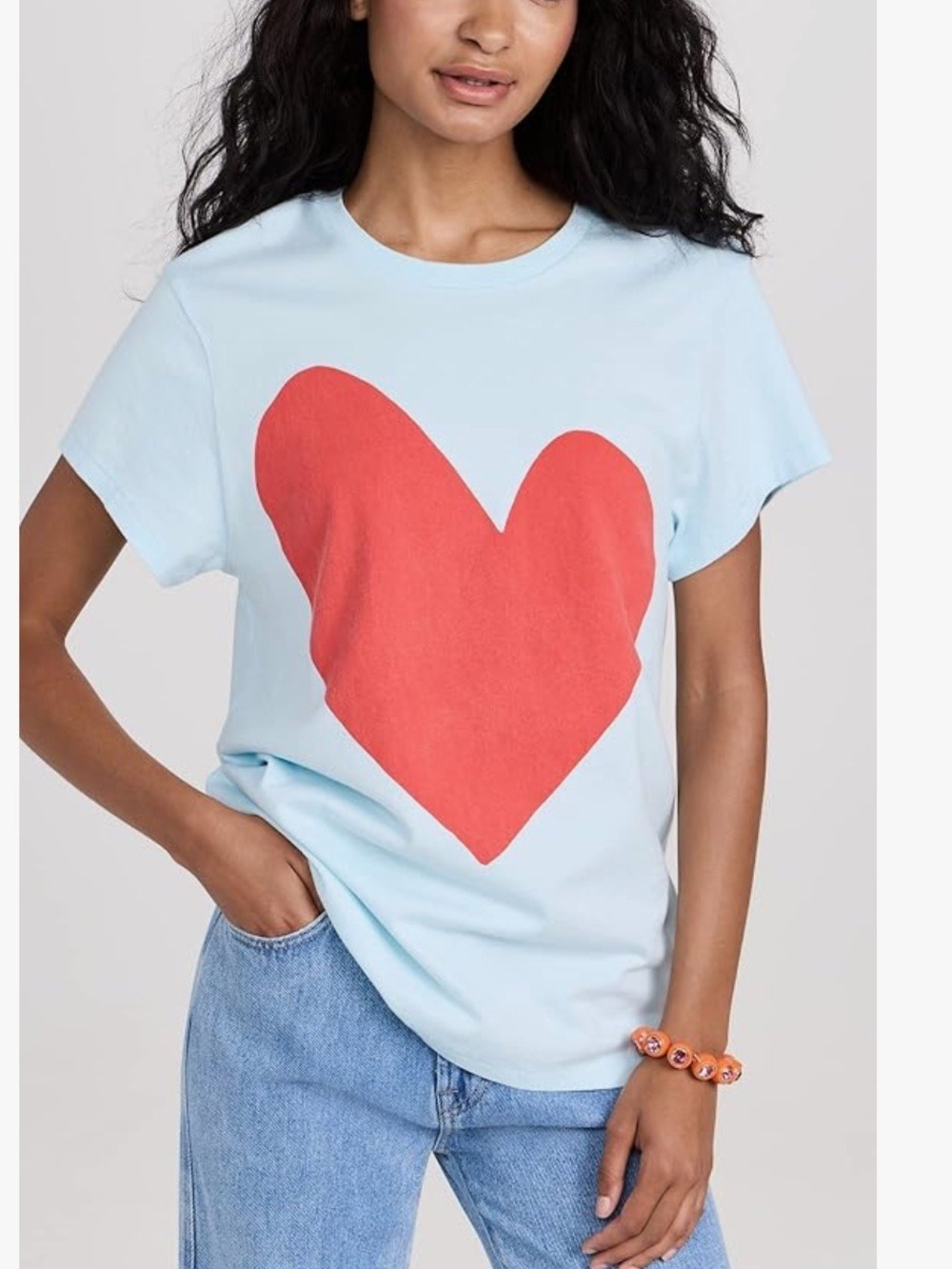 Kerri Rosenthal Cotton Heart Tee Shirt
